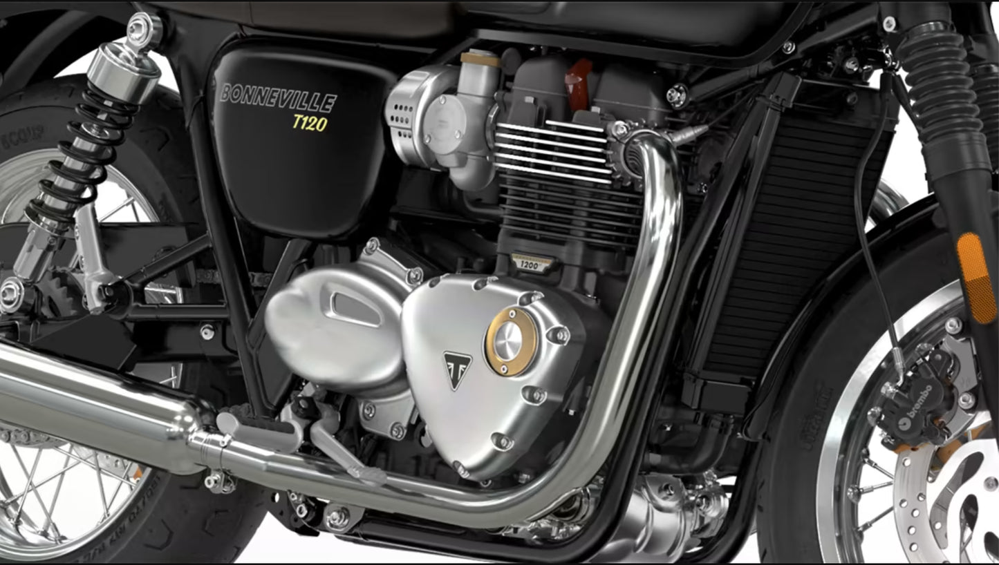 Bonneville T120 Jet Black Fusion White