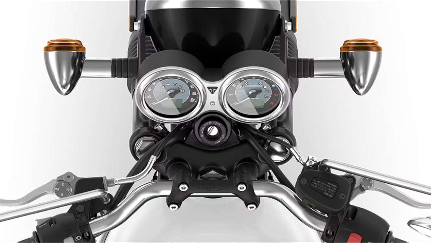 Bonneville T120 Jet Black Fusion White