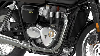 Bonneville T120 Jet Black Fusion White