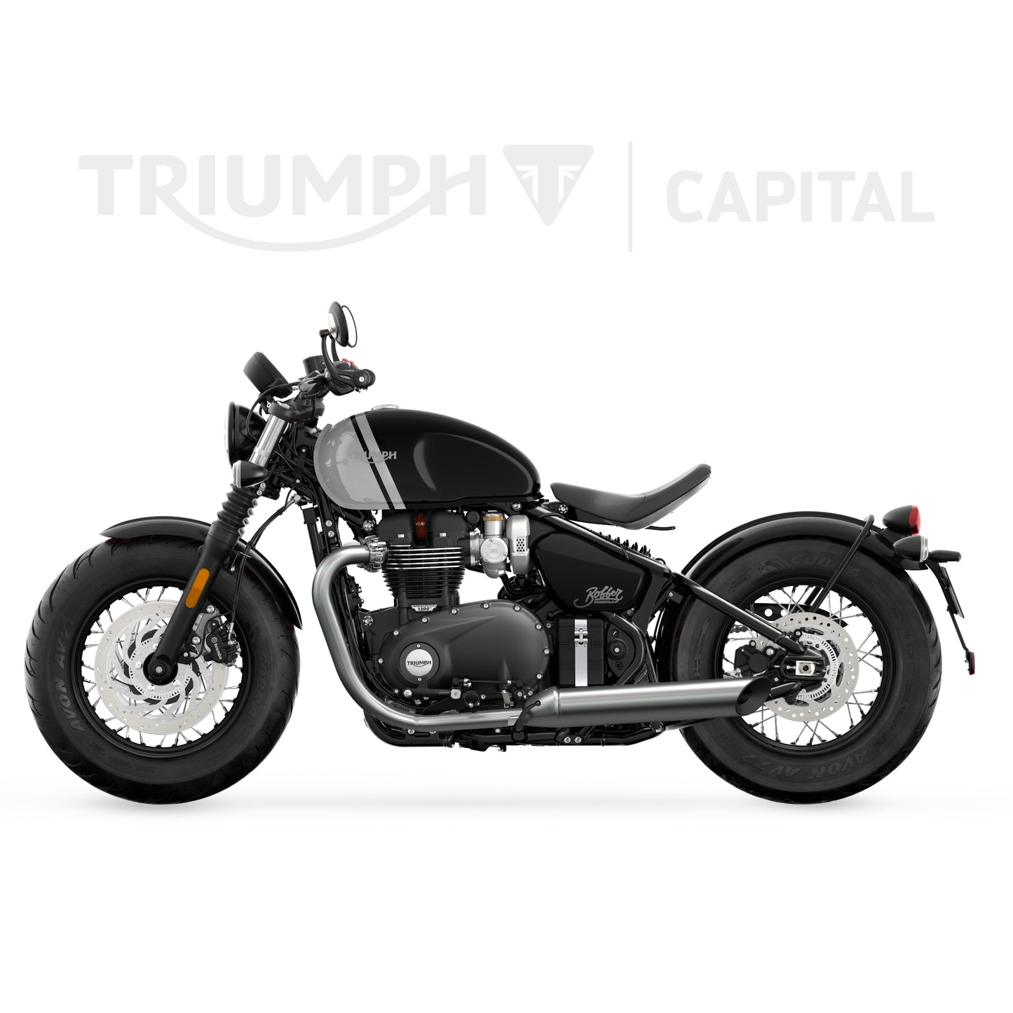 Bonneville Bobber - Ash Grey / Jet Black