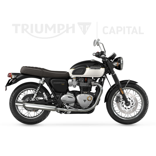 Bonneville T120 Jet Black Fusion White