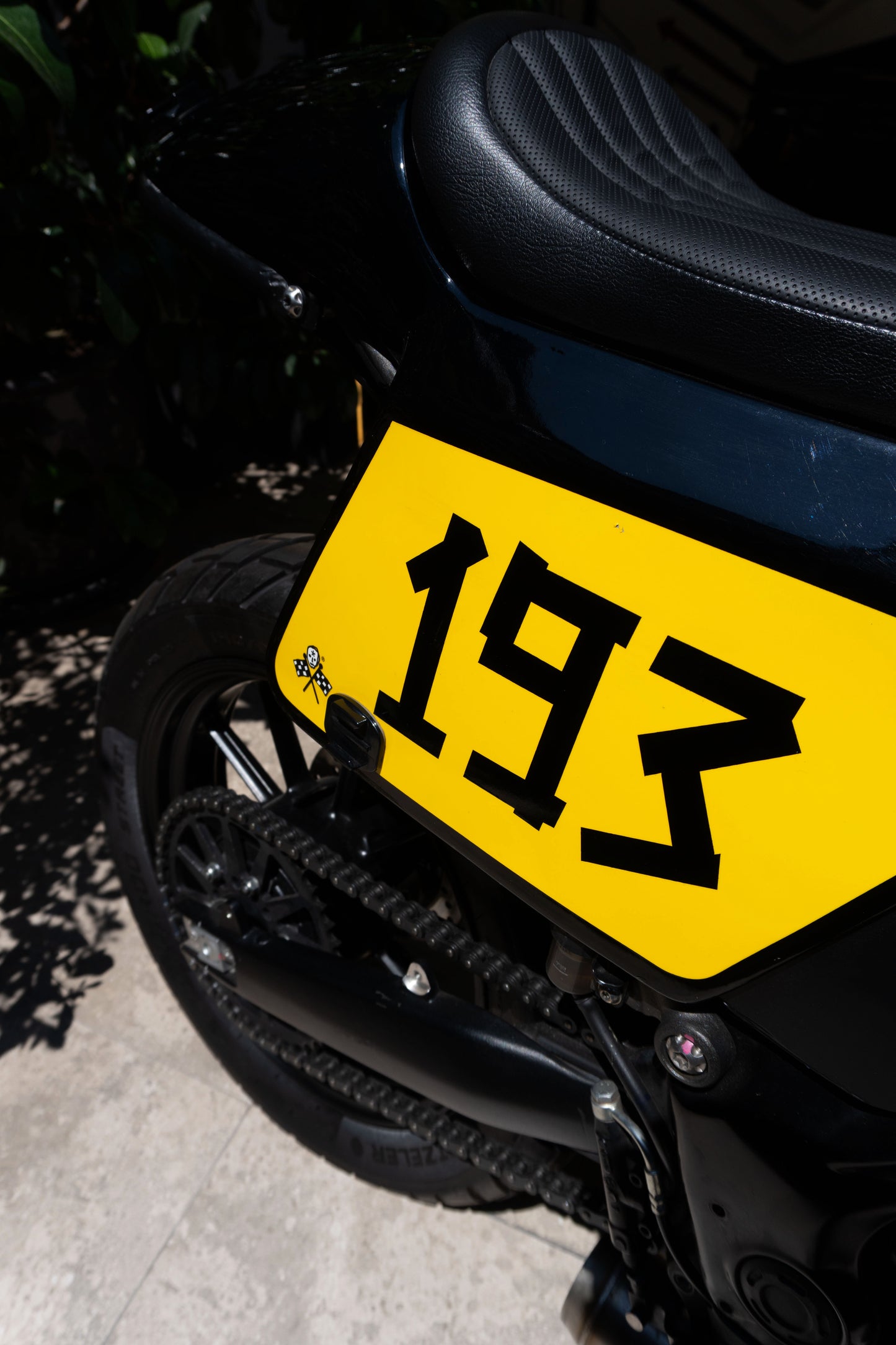 Scrambler 400X Custom Zebra